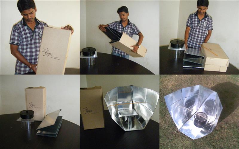 Tejas- a simple DIY solar cooker